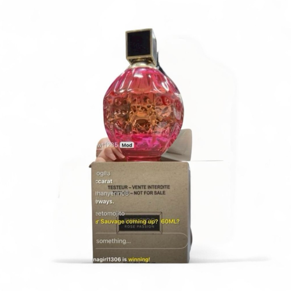 New! JIMMY CHOO Rose Passion Perfume 100ml - Picture 2 of 2